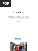 Download Claire Jackson JWT London  Plan International case study by The International Exchange aka TIE SN90826495 doc pdf