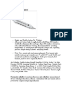 Pneumatic cylinder for 250 PSI air pressure up to 200°F