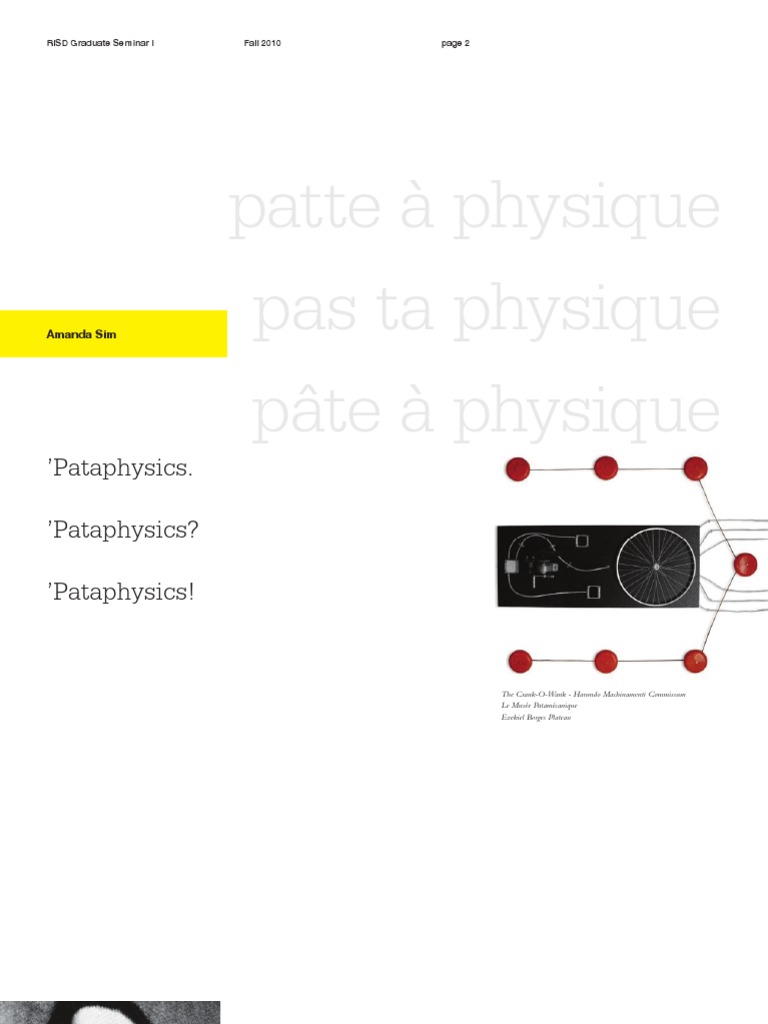 'Pataphysics | Download Free PDF | Library And Museum
