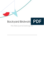 Backyard Birdwatching: This Field Journal Belongs To