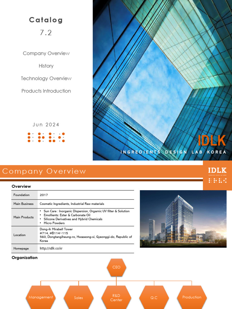 IDLK Catalog Overall Global 7.2 24.06 For In-Cosmetic | PDF | Sunscreen ...