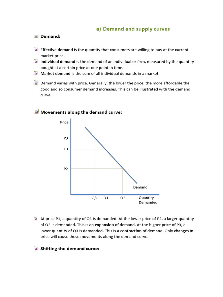 Demand Curve Dynamics Explained | PDF | Demand | Demand Curve