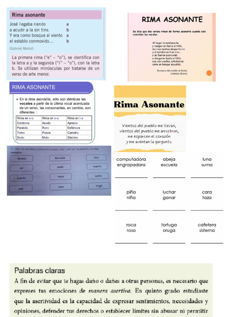 Rima Asonante | PDF