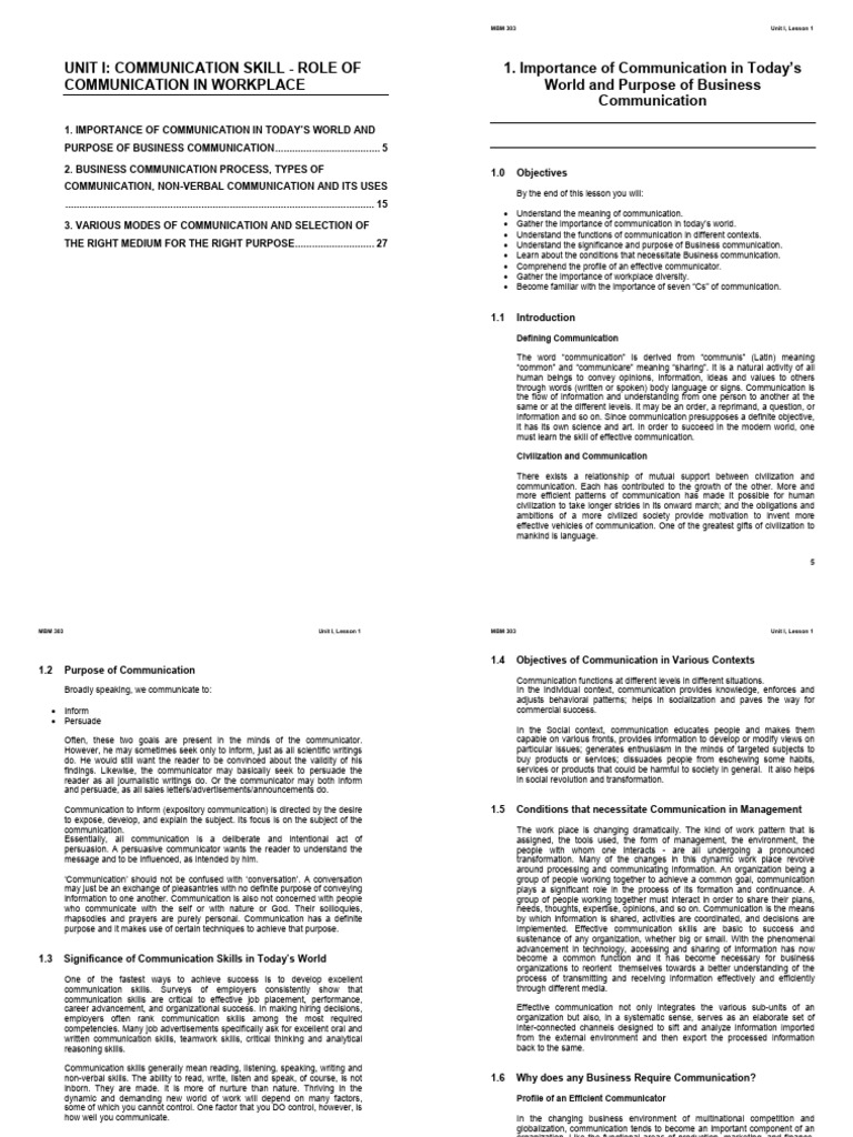 Business Communication | PDF | Communication | Nonverbal Communication