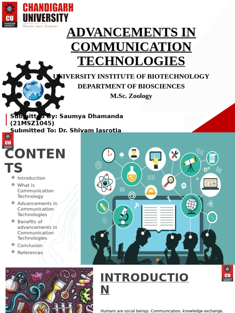 Advancements in Communication Technology | PDF | Communication ...