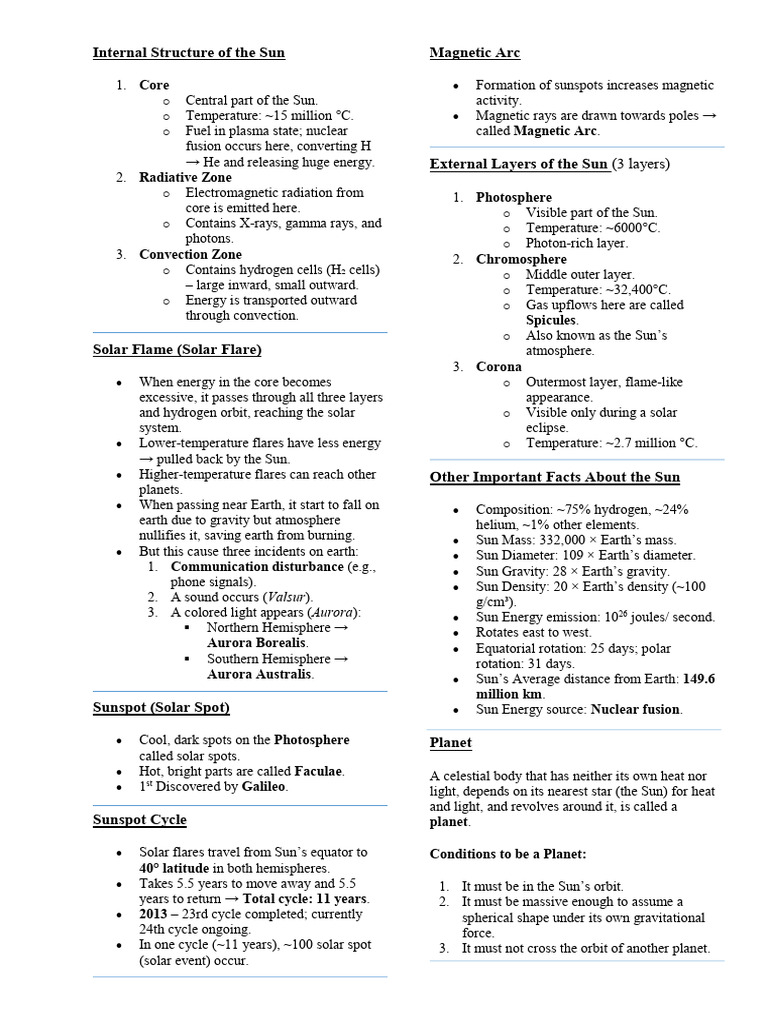 Khan Sir Notes of World Geography in English Part 4 | PDF | Sun | Earth