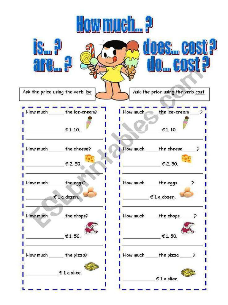 How Much... Exercise | PDF