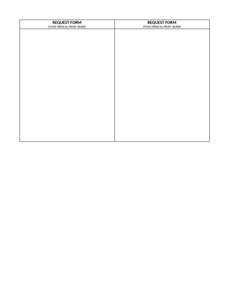 Request Form | PDF