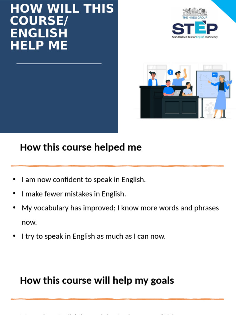 How This Class or English Helps | PDF