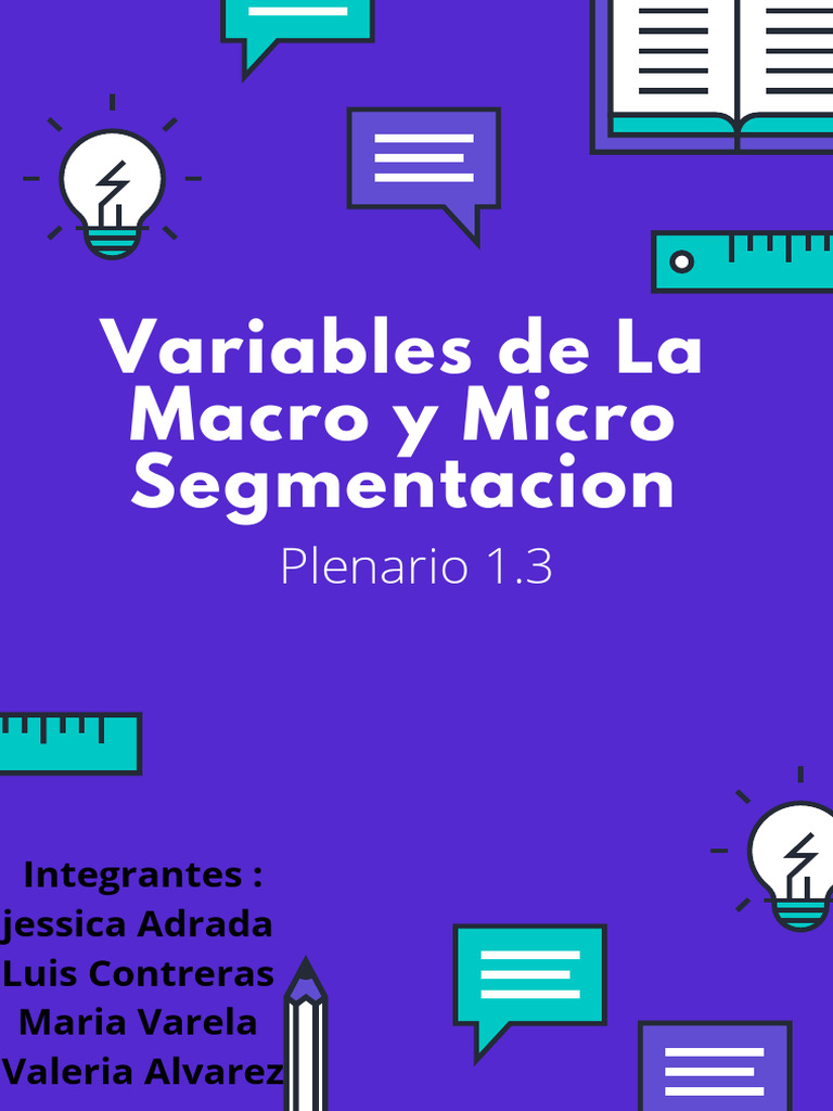 Variables de La Micro y Macro Segmentacion | PDF
