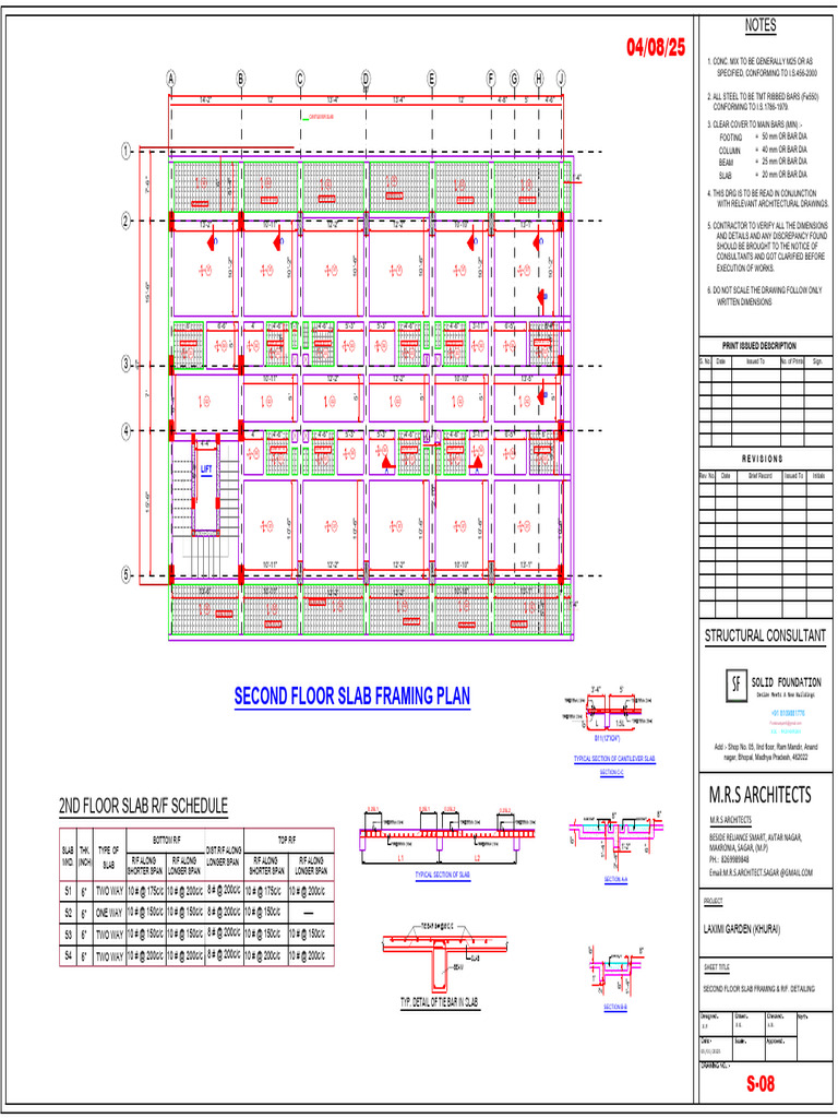 Mrs 51 Second Floor Slab 01 | PDF
