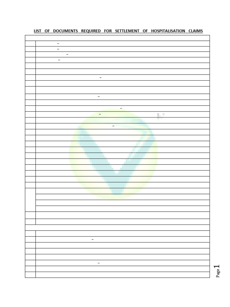 GMC Claim Form Vidal | PDF | Insurance | Hospital