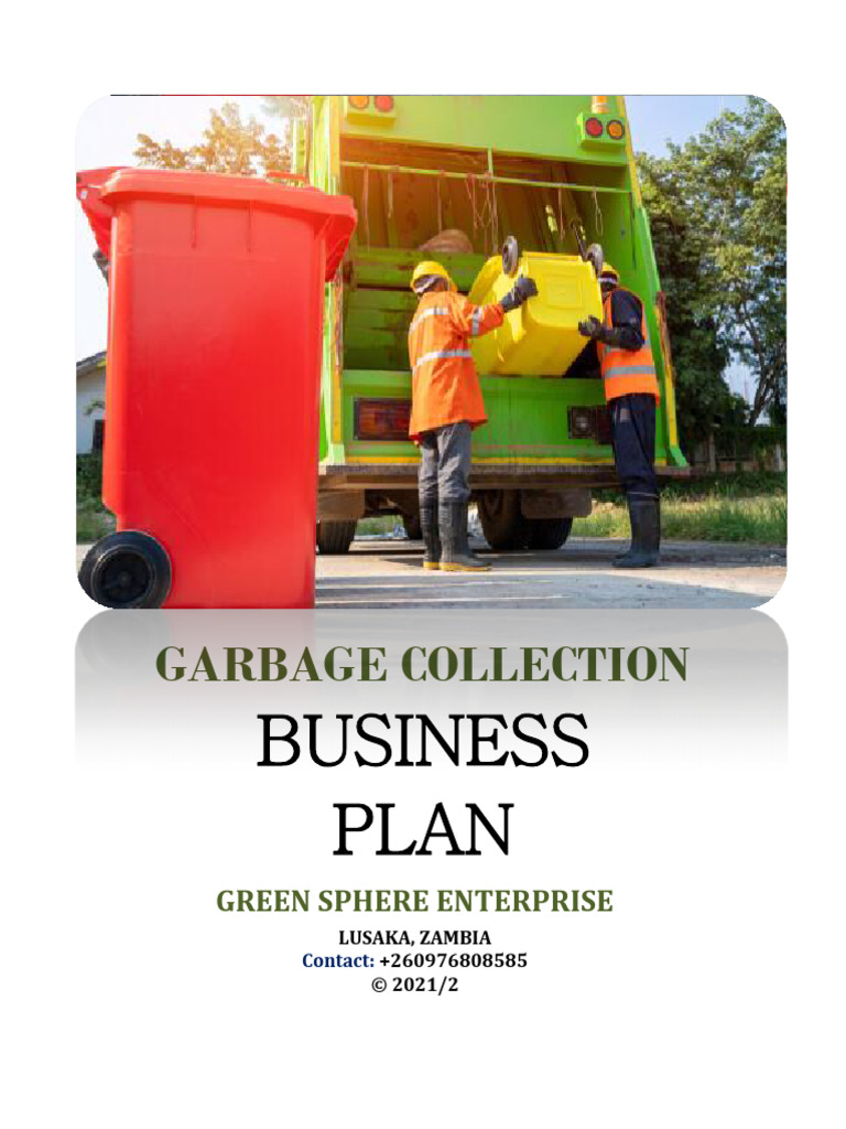 Garbage Collection Business Plan | PDF | Expense | Waste