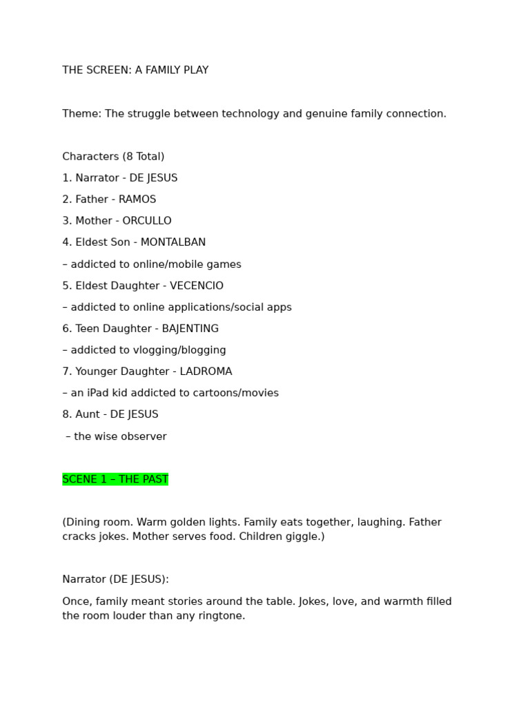The Screen Script | PDF