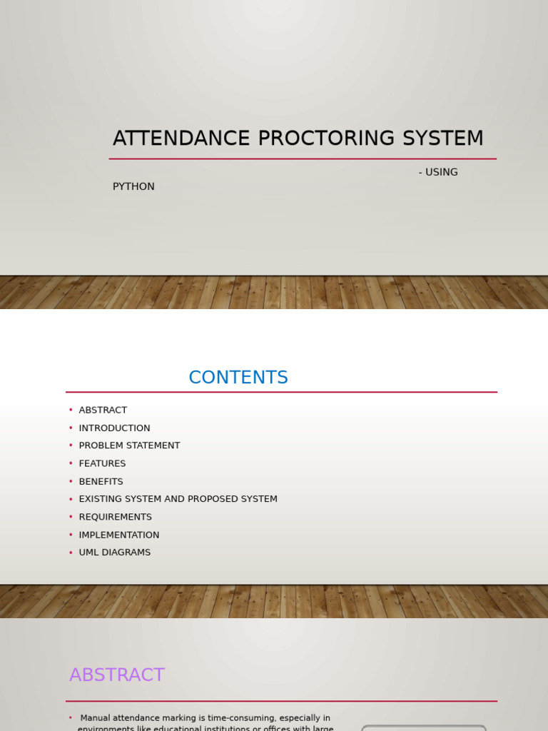 Automated Attendance Proctoring System | PDF | Biometrics | Cloud Computing
