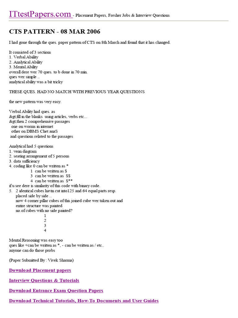439-Cts Pattern - 08 Mar 2006 | PDF