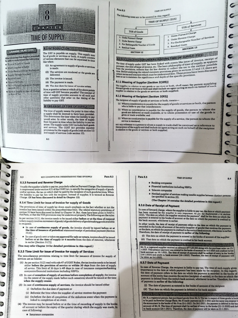 CHP 8 (TOS) & 9 (VOS) | PDF