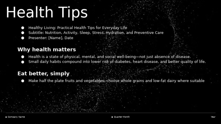 Health Tips | PDF