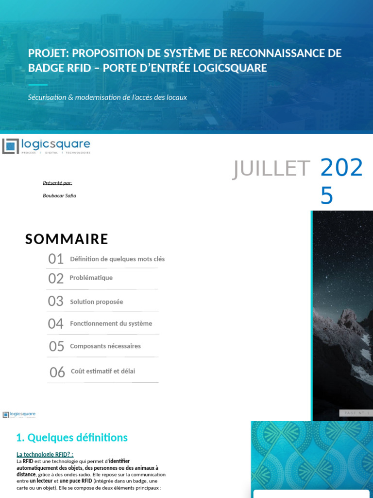 Installation Système RFID Logicsquare | PDF | Radio-identification ...