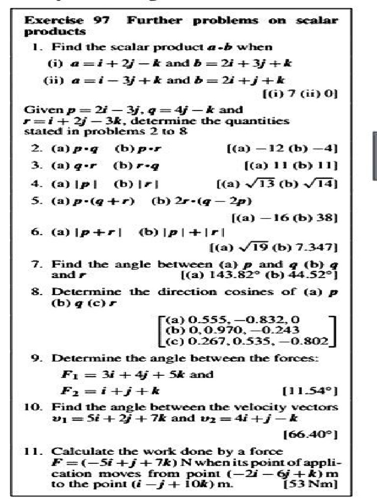 Complex&Vector Exercise by Daniel AA | PDF