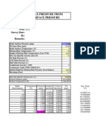 BHP From Static Pressures