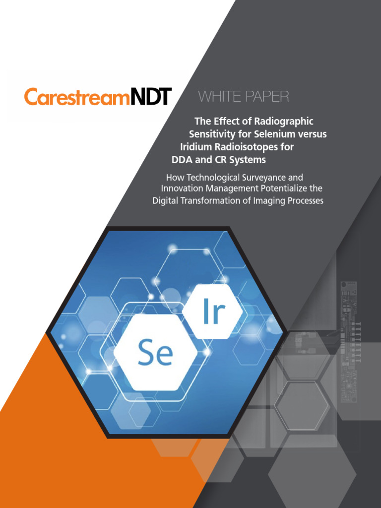 Selenium vs. Iridium in Radiography | PDF | Radiography ...