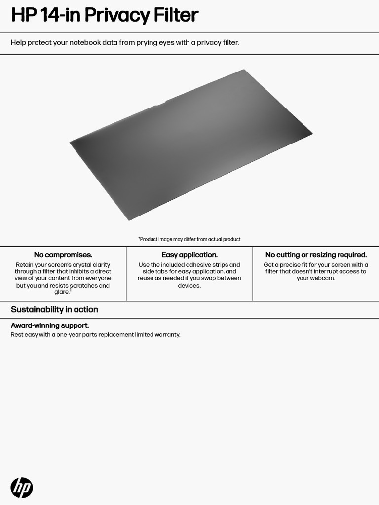 Help Protect Your Notebook Data From Prying Eyes With A Privacy Filter