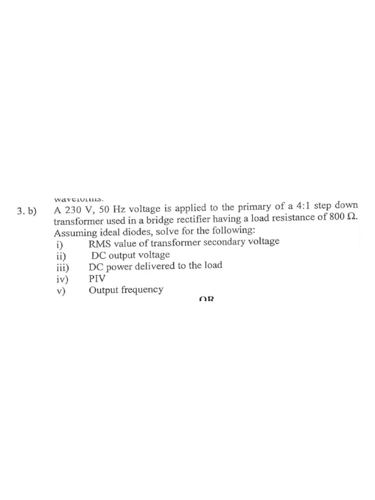 Edc Unit 2 Problems | PDF