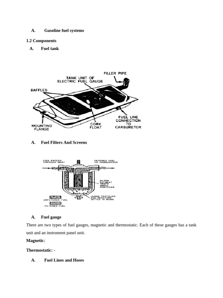 Gasoline Refueling System Components | PDF