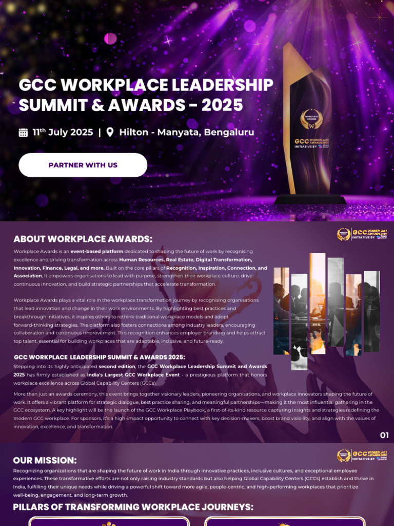 GCC Workplace Awards 2025 Overview | PDF | Business | Economies
