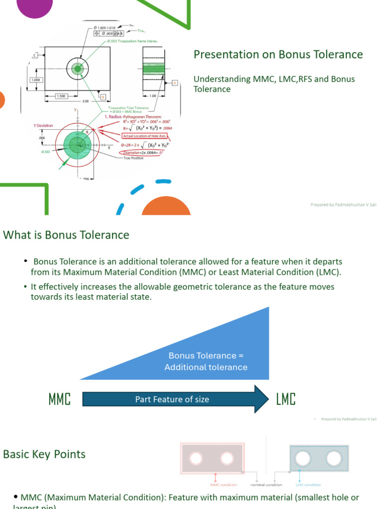 Understanding Bonus Tolerance in GD&T | PDF | Engineering Tolerance ...