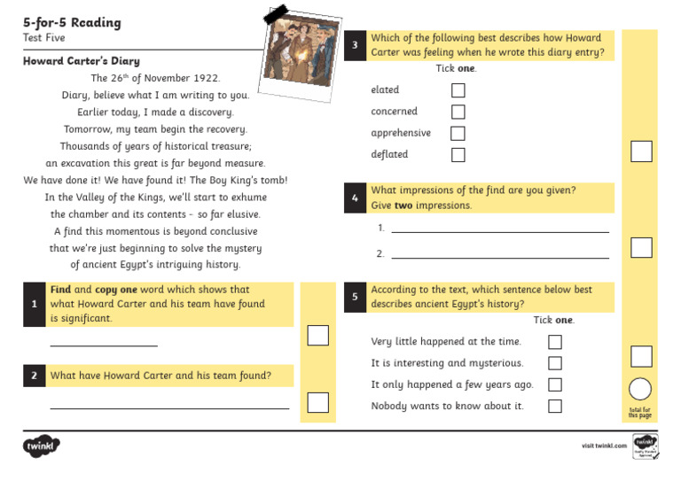 Howard Carter's Historic Tomb Discovery | PDF