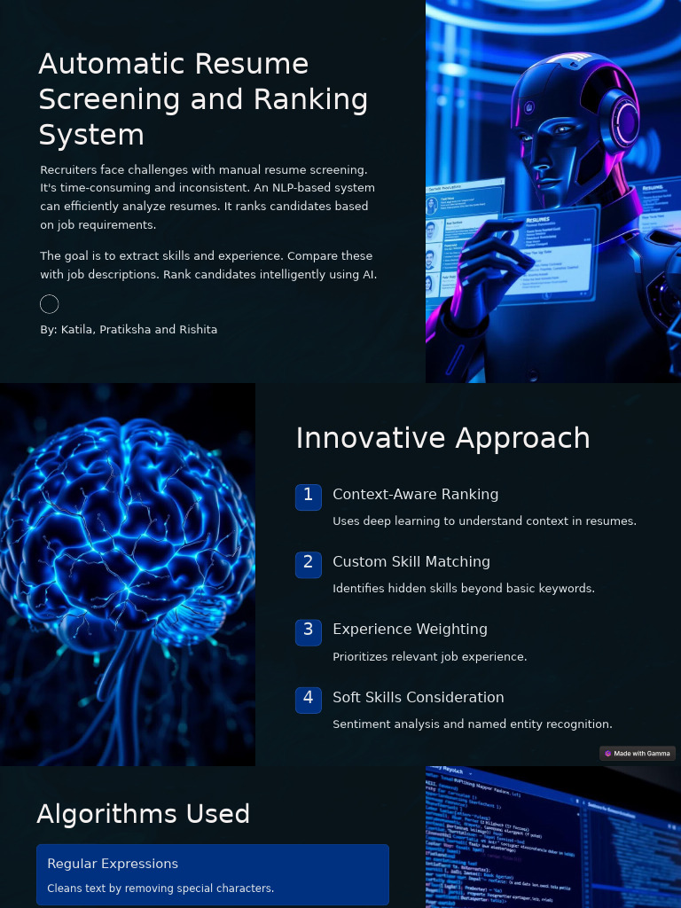 AI Resume Screening and Ranking System | PDF