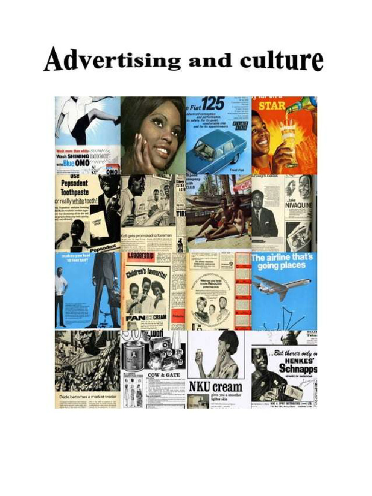 Advertising and Culture | PDF
