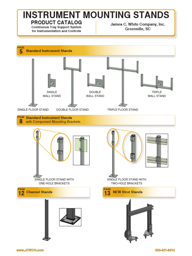 Single and Standard Instrument Stands | PDF | Steel | Materials