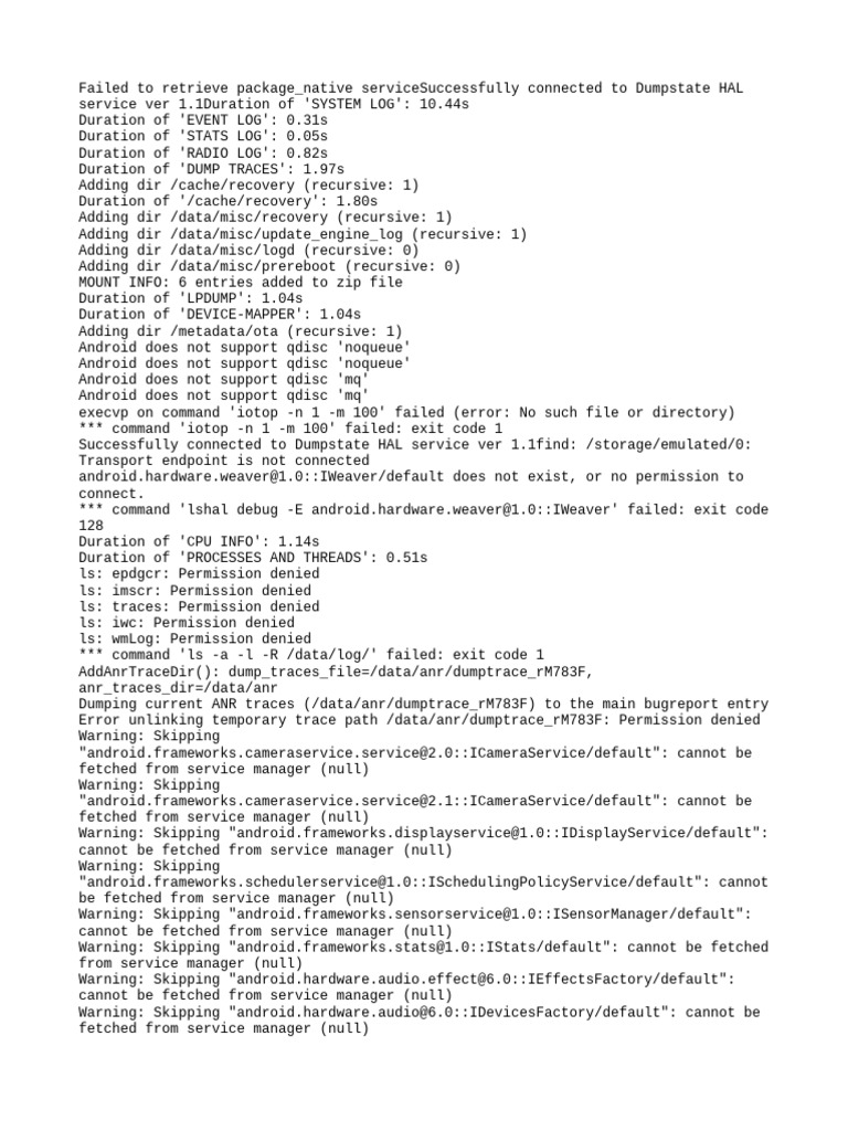 Dumpstate 2025 05 24 15 57 54 Dumpstate - Log 28859 | PDF | Zip (File ...