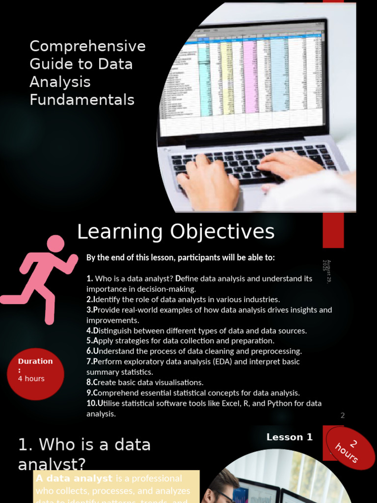 Data Analysis Fundamentals Guide | PDF | Data Analysis | Data