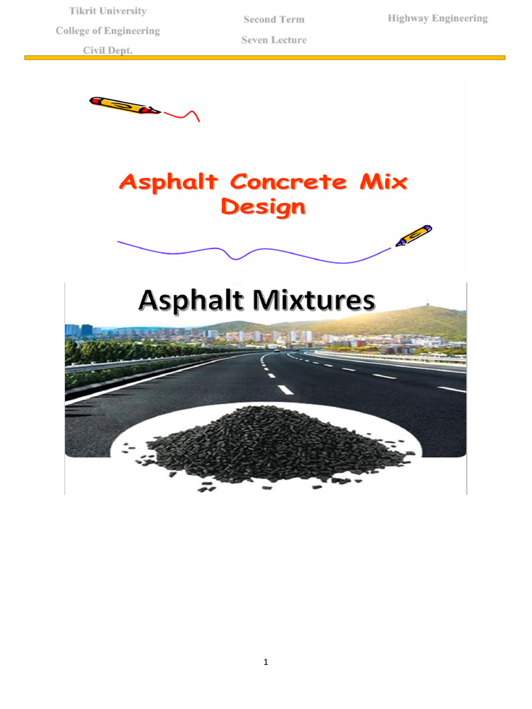 Highway Engineering .Lecture 6 | PDF | Construction Aggregate | Road ...