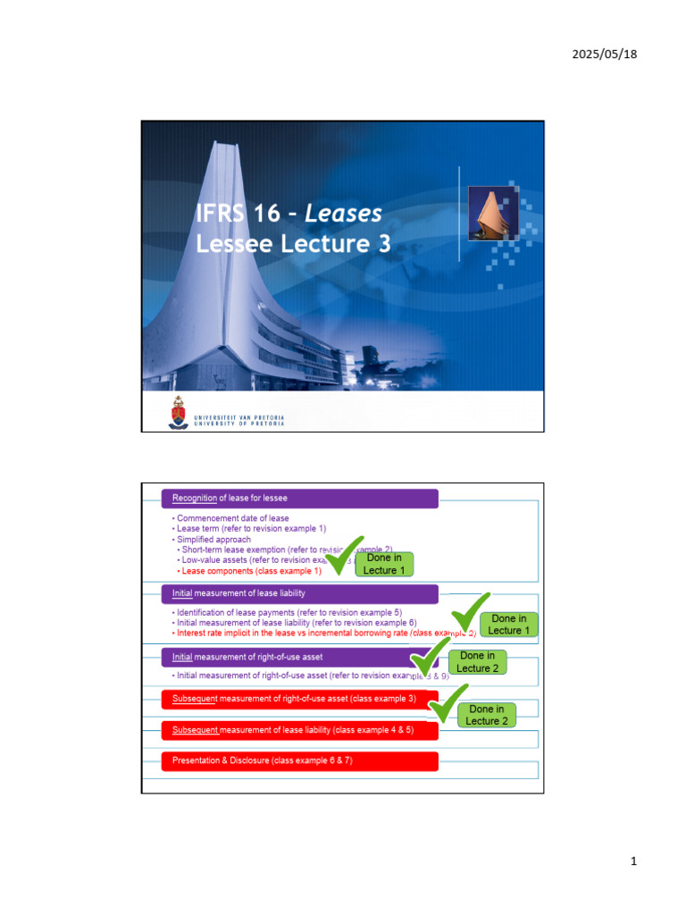 IFRS 16 Leases: Lessee Accounting Guide | PDF | Historical Cost | Fair ...
