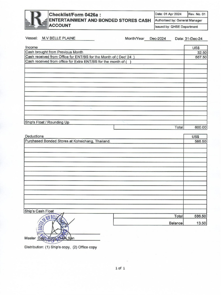 ENT-BS Monthly Report For The Month of Dec' 2024 | PDF