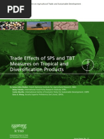 Download Trade Effects of SPS and TBT Measures on Tropical and Diversification Products by International Centre for Trade and Sustainable Development SN9086564 doc pdf