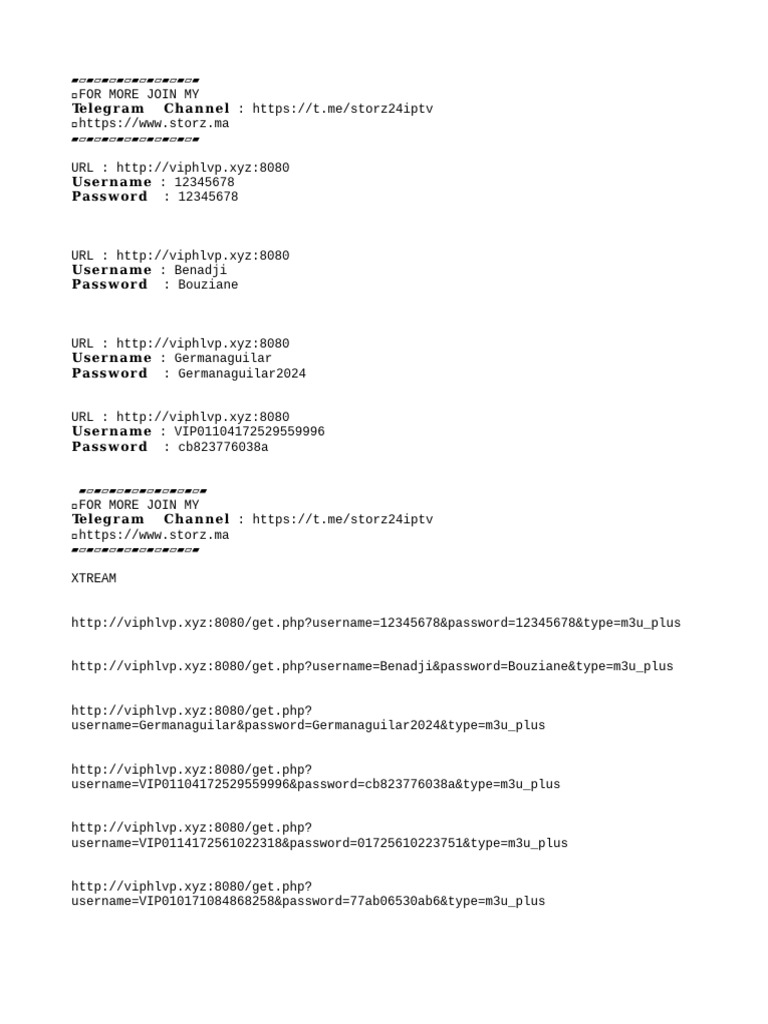 51 Codes Vip (WWW - Storz.ma) | PDF