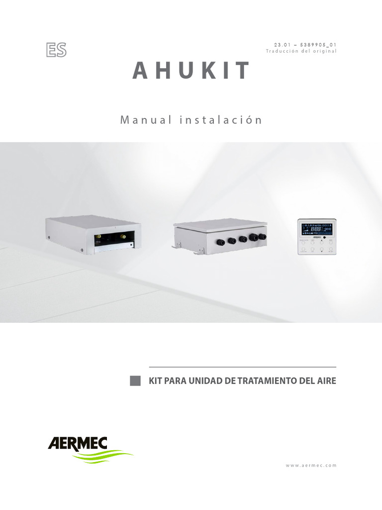 Manual de Instalación AHU Kit AERMEC | PDF