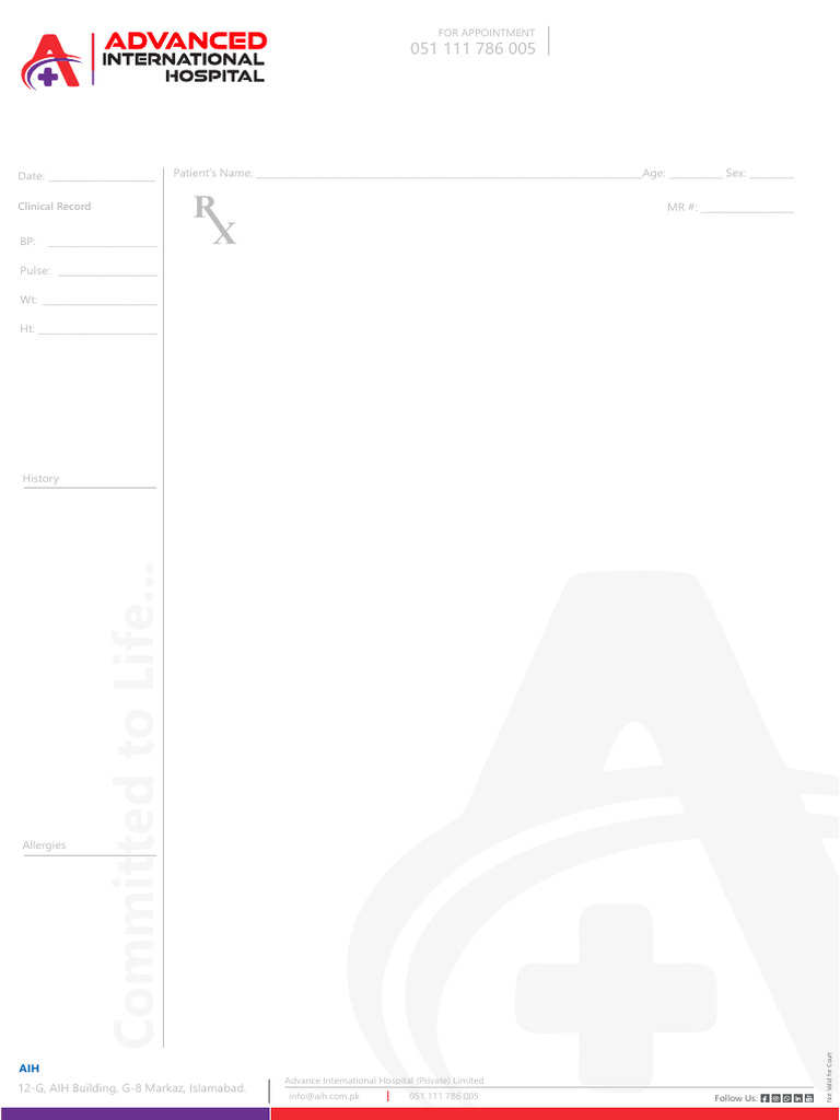 Patient Appointment Record Template | PDF