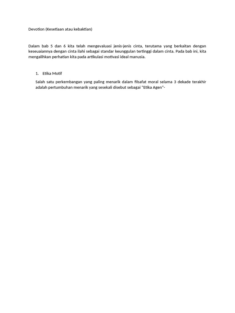 Devotion | PDF