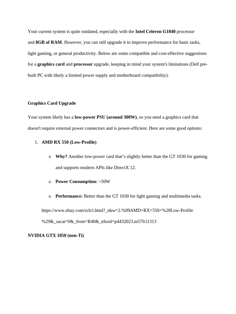 Your Current System is Quite Outdated | PDF | Graphics Processing Unit ...