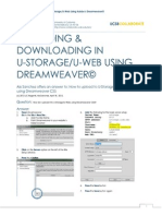 How To Upload & Download in U-Storage/U-Web Using Dreamweaver