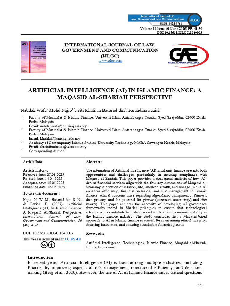 3.+41 50+Artificial+Intelligence+ | PDF | Islamic Banking And Finance ...