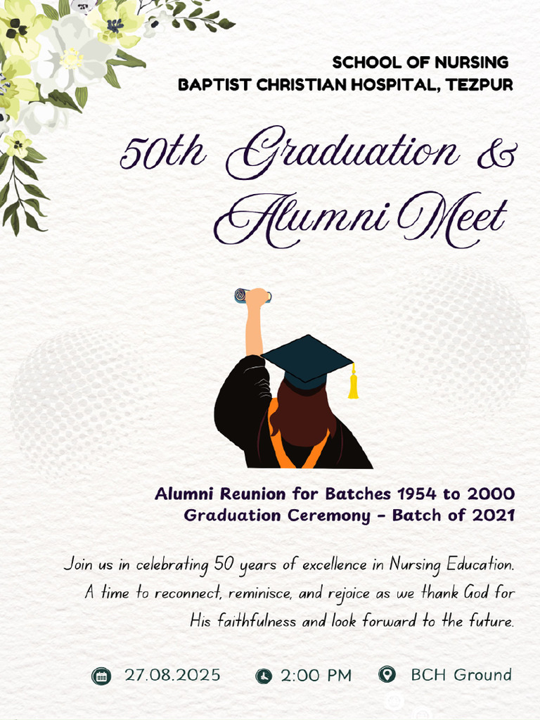 50th Graduation & Alumni Meet Schedule | PDF | Chess Theory
