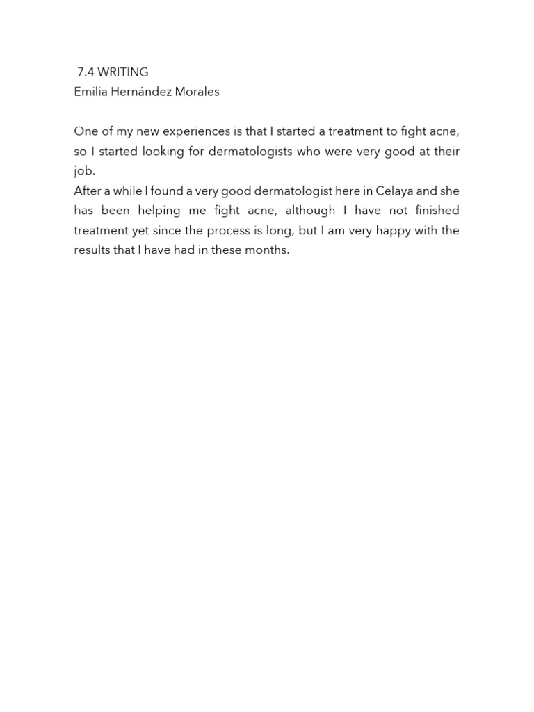 7.4 Writing | PDF